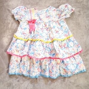 Vintage Jill Lynn Floral Flounced Dress 3T